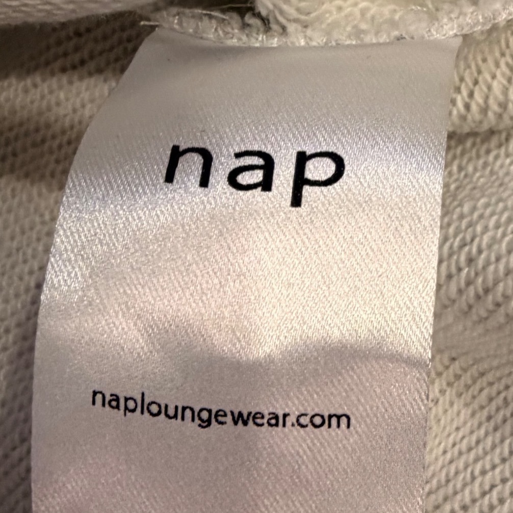 Nap Loungewear Women Gray Heathered Mock Neck Pocket Sweatshirt 21r10tp109 Small — image 7 of 8